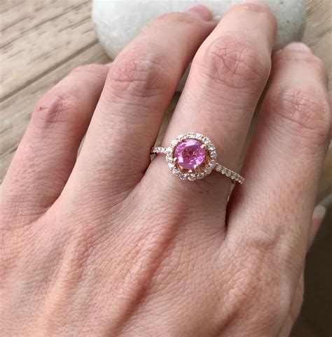 Pink sapphire engagement ring. Things To Know About Pink sapphire engagement ring. 